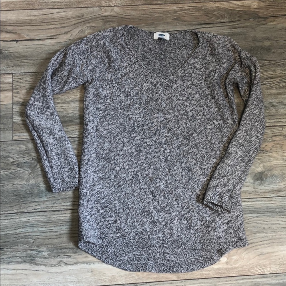 Marked black sweater